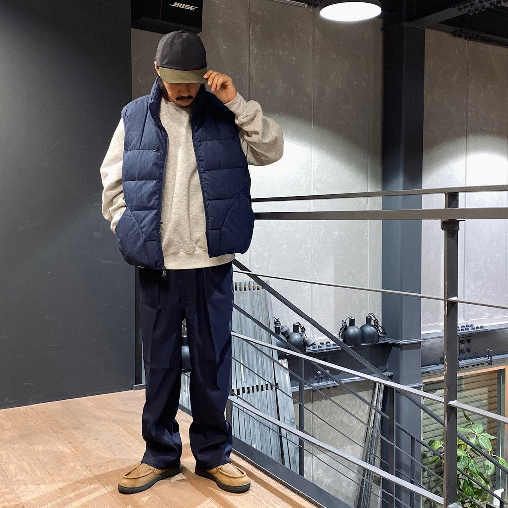 TECH YOSEMITE DOWN VEST DENIM #INDIGO [BW-16023W]