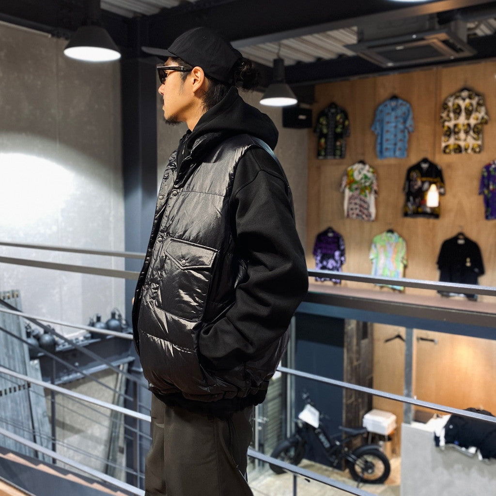 TECH CLIMBERS 羽絨背心 #黑色 [BW-23023W]