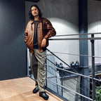 LEATHER JACKET #BROWN [23FW-WMO-BL01]