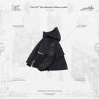 「Gof-A3」Tech-Meander 套頭外套#BLACK [GOOPI-23AW-SEP-01]