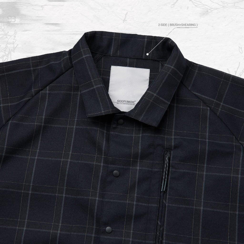 「FD-G4」超大網狀實用襯衫#MIDNIGHT NAVY [GOOPI-23AW-SEP-03]