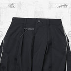 「Gof-P5」雙曲線實用運動褲#BLACK [GOOPI-23AW-SEP-02]