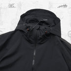 「Gof-A3」Tech-Meander 套頭外套#BLACK [GOOPI-23AW-SEP-01]