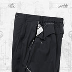 「Gof-P5」雙曲線實用運動褲#BLACK [GOOPI-23AW-SEP-02]