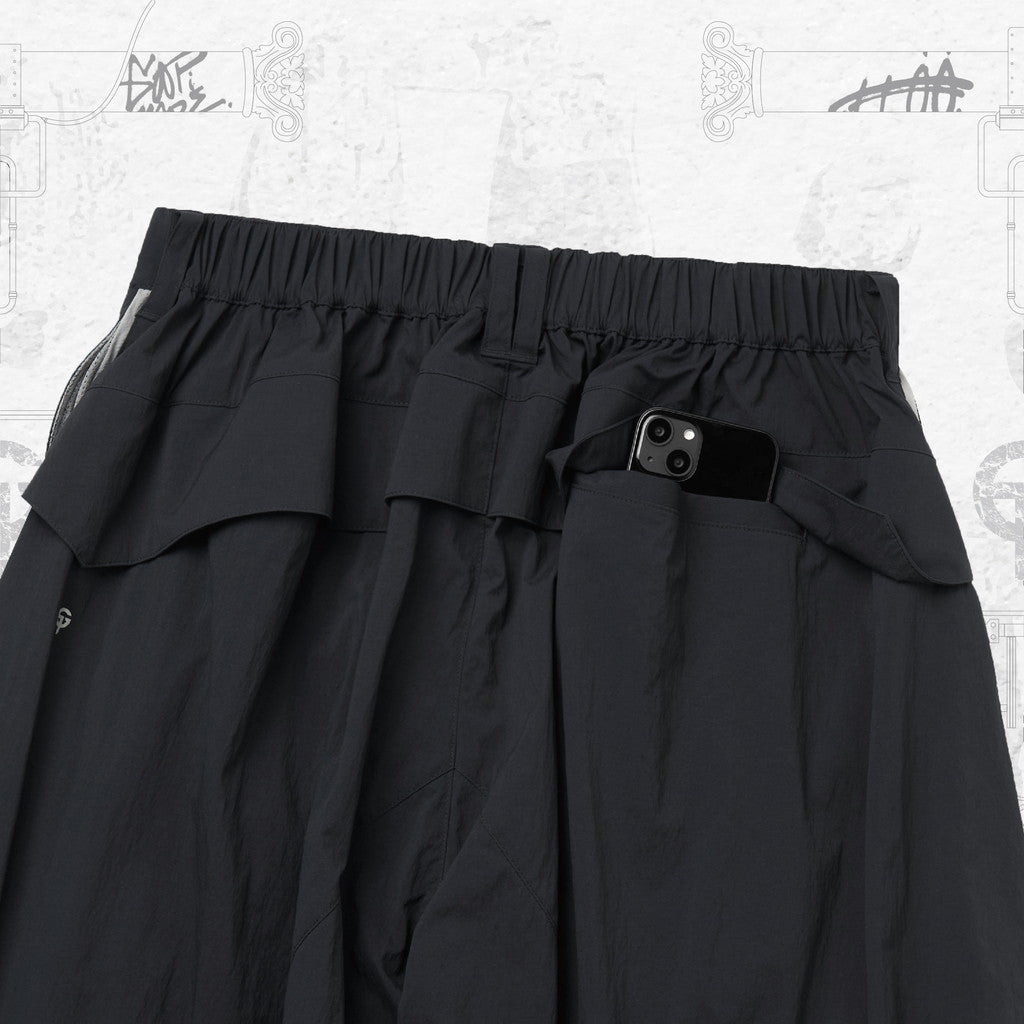 Gof-P5」 Hyperbolic Utility Track Pants #BLACK [GOOPI-23AW-SEP-02