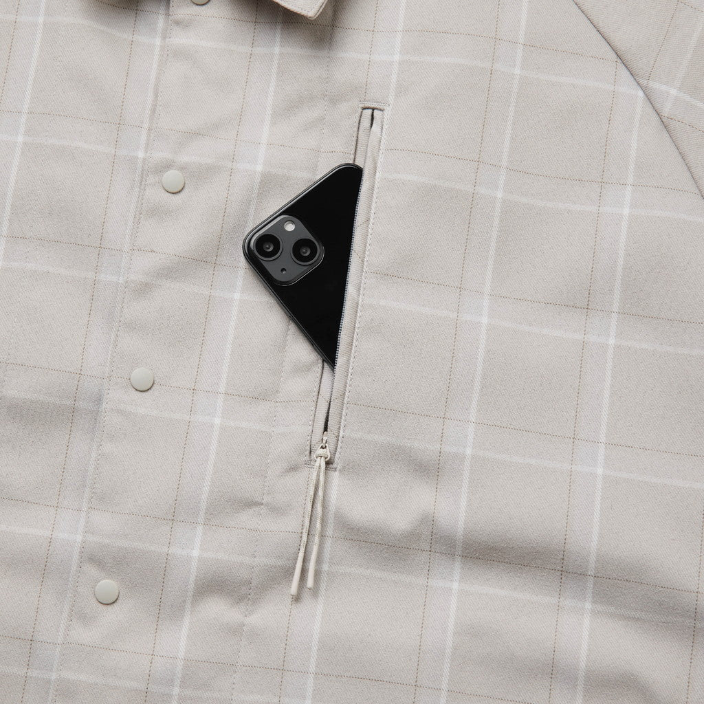 「FD-G4」 Oversized Mesh Utility Shirt #BEIGE [GOOPI-23AW-SEP-03]