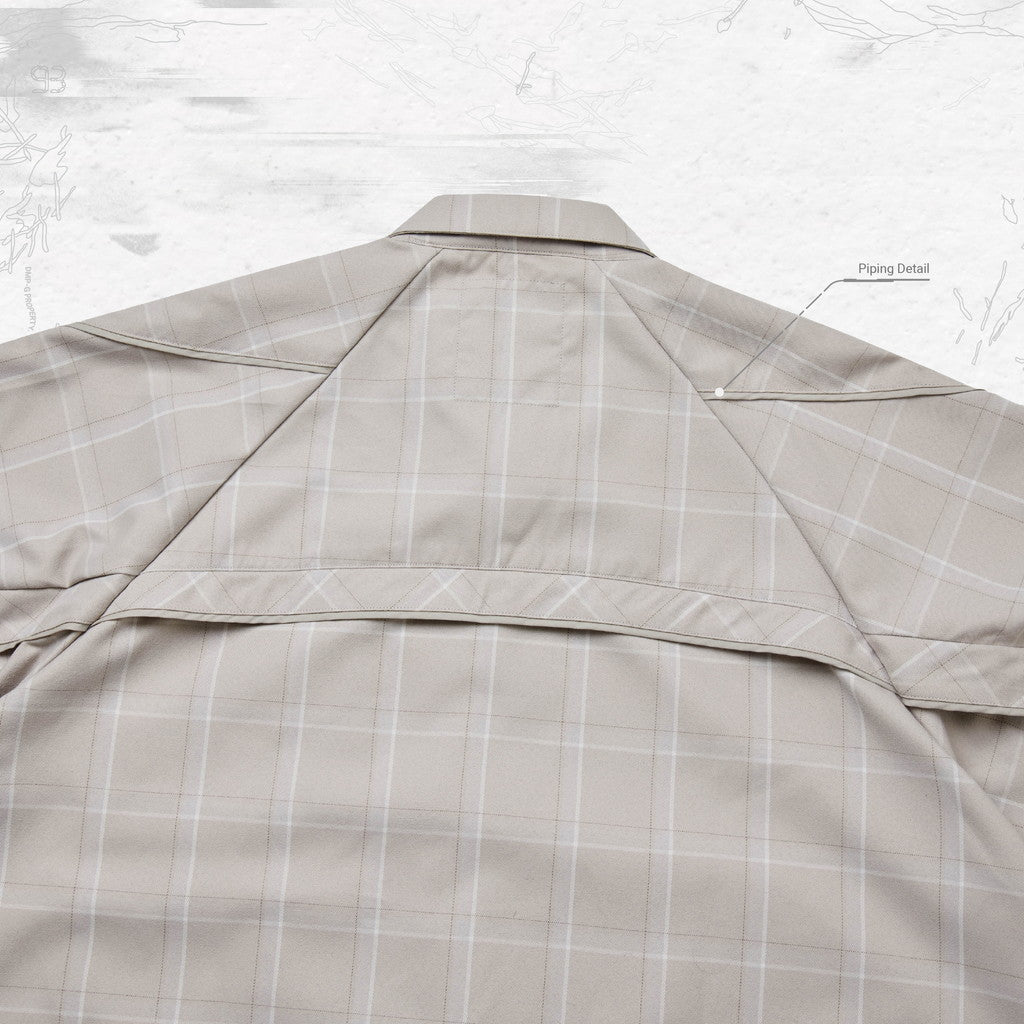 「FD-G4」 Oversized Mesh Utility Shirt #BEIGE [GOOPI-23AW-SEP-03]