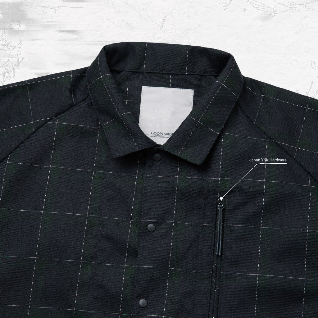 「FD-G4」超大網狀實用襯衫#D-BUSCHGRUN [GOOPI-23AW-SEP-03]