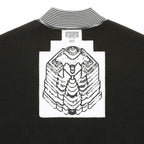 HALF ZIP CASUAL SWEAT #BLACK [CES24CS04]