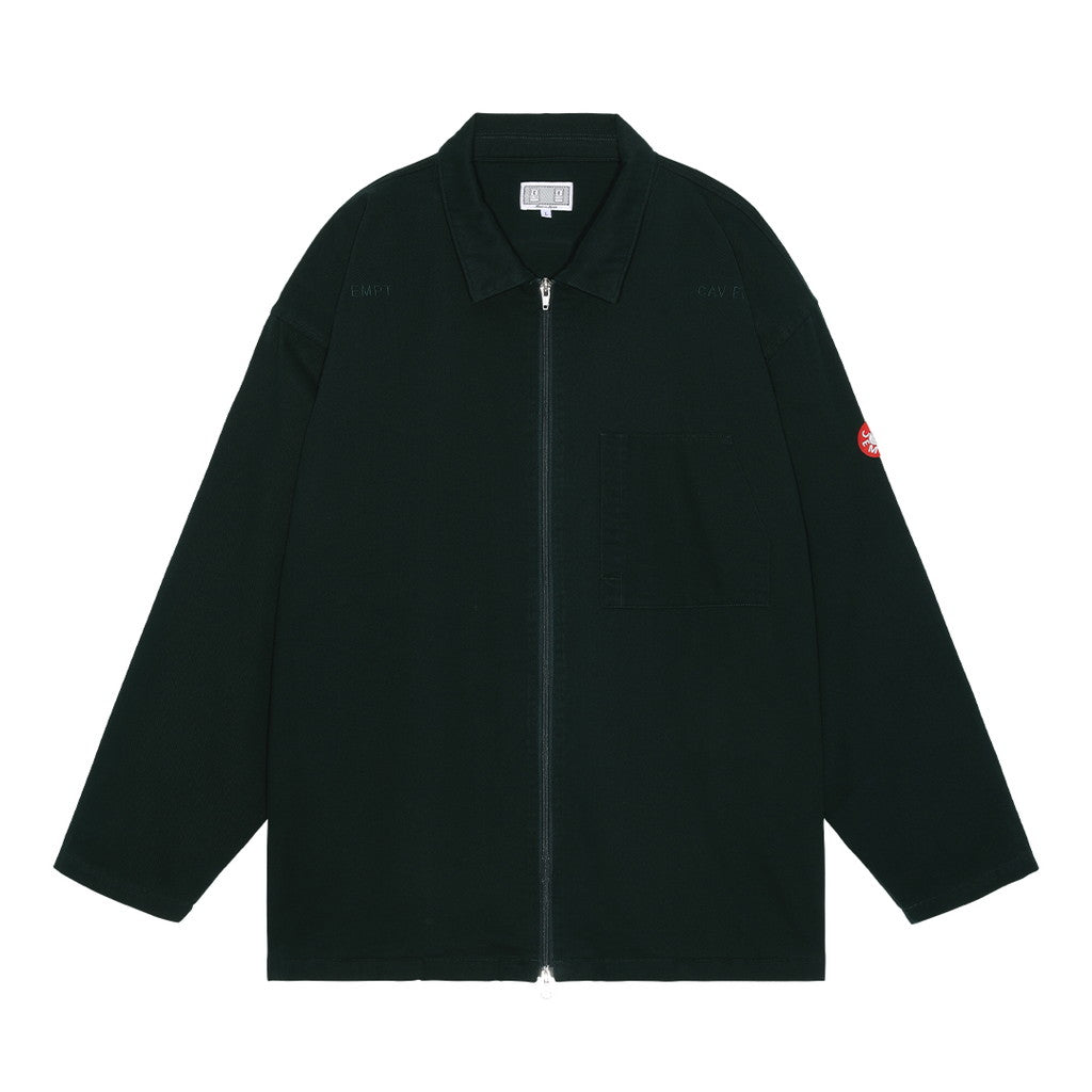 COTTON ZIP LIGHT JACKET #GREEN [CES24JK16]