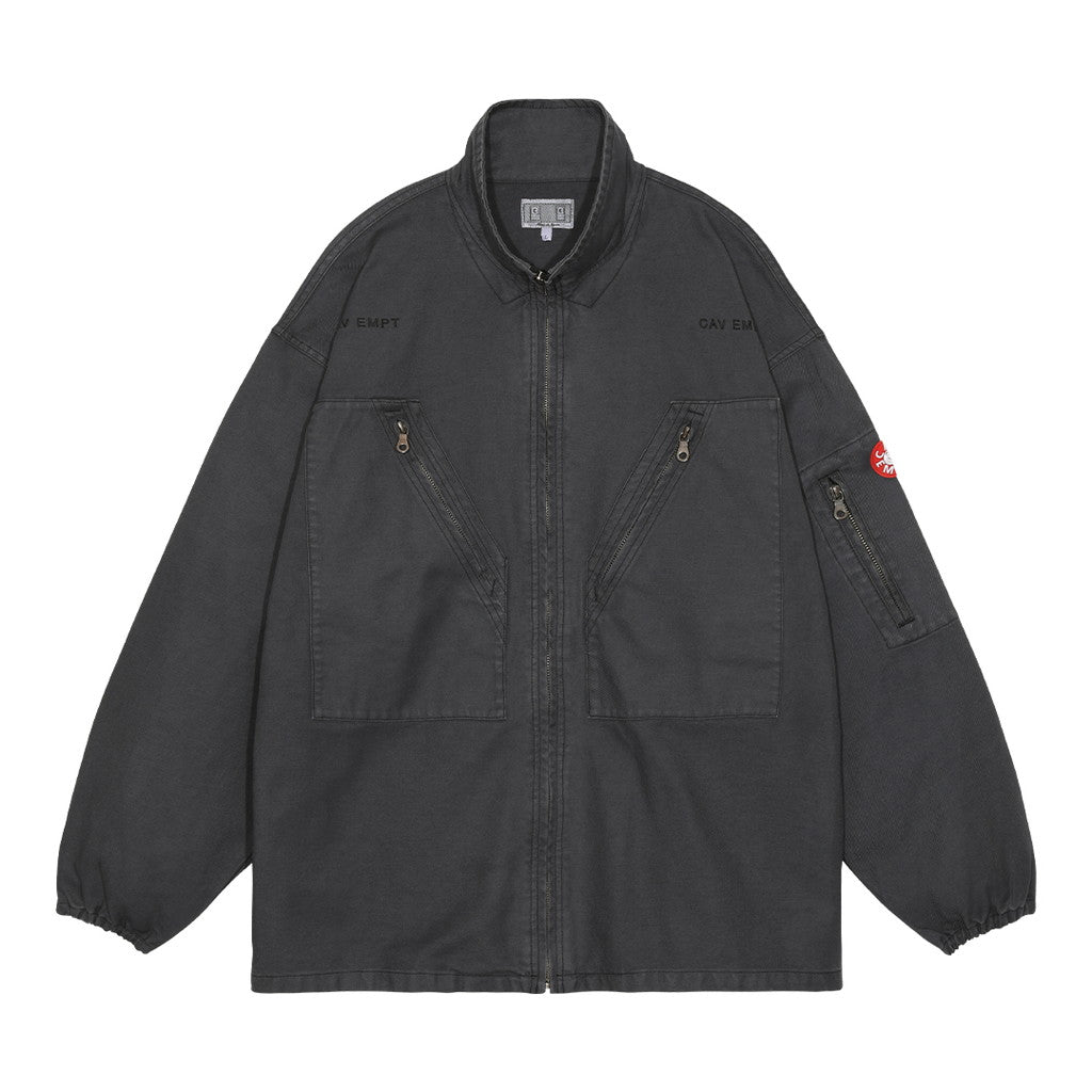 OVERDYE ZIP BDU #CHARCOAL [CES24JK18]