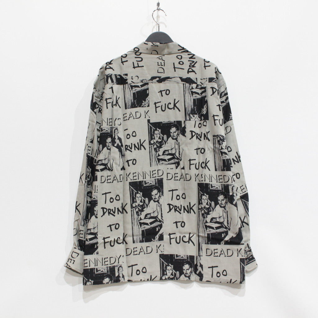 DEAD KENNEDYS | HAWAIIAN SHIRT L/S -TYPE 2- #GRAY [DEADKENNEDYS-WM-HI02]