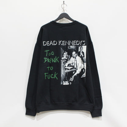 DEAD KENNEDYS | CREW NECK SWEAT SHIRT #BLACK [DEADKENNEDYS-WM-SS02]