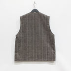 CHECK WOOL VEST #BLACK [SC2320-JK08]