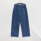 寬版牛仔五袋褲 #藍色 [SC2320-PN05]