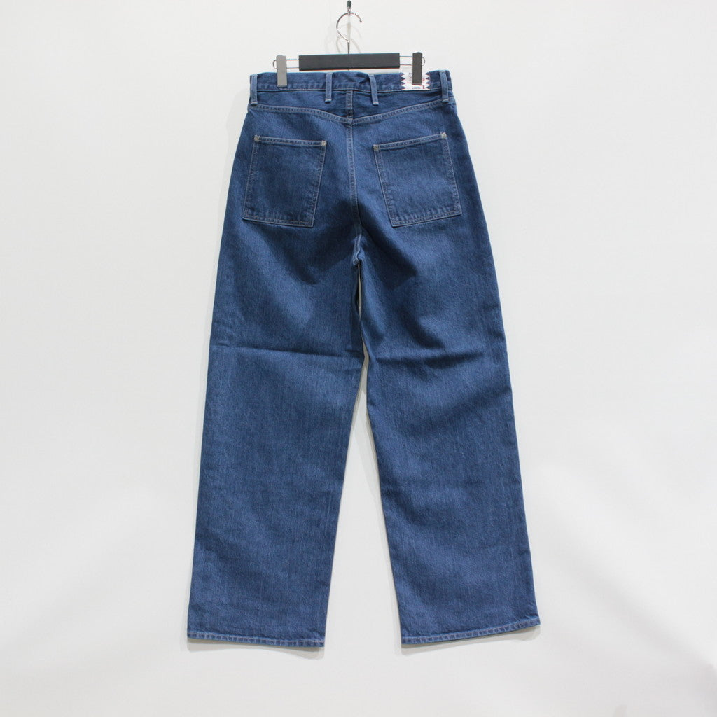 寬版牛仔五袋褲 #藍色 [SC2320-PN05]