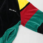 VELVETEEN TRACK JACKET #BLACK/GREEN [23FW-WMO-TJ06]