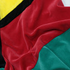 VELVETEEN TRACK JACKET #BLACK/GREEN [23FW-WMO-TJ06]