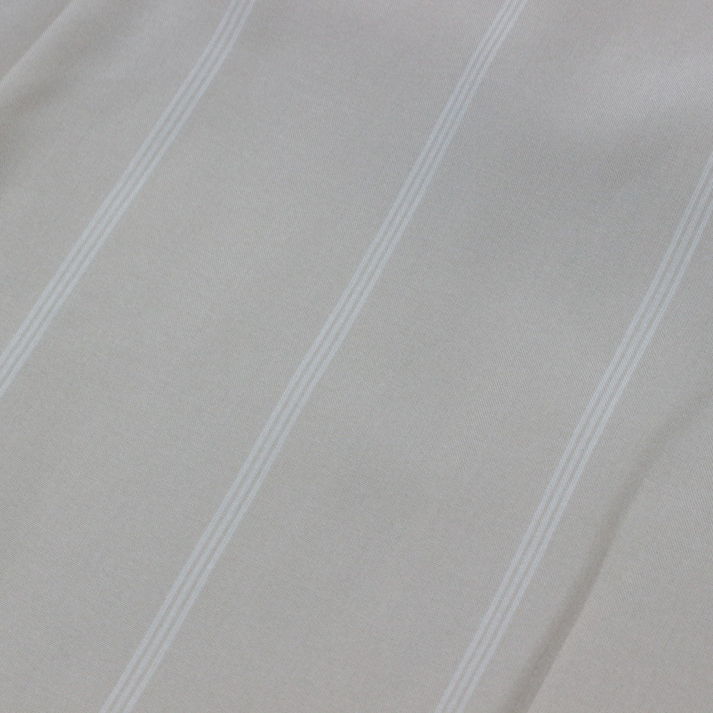 STRIPED OPEN COLLAR SHIRT L/S -TYPE 2- #BEIGE [23FW-WMS-OC06]