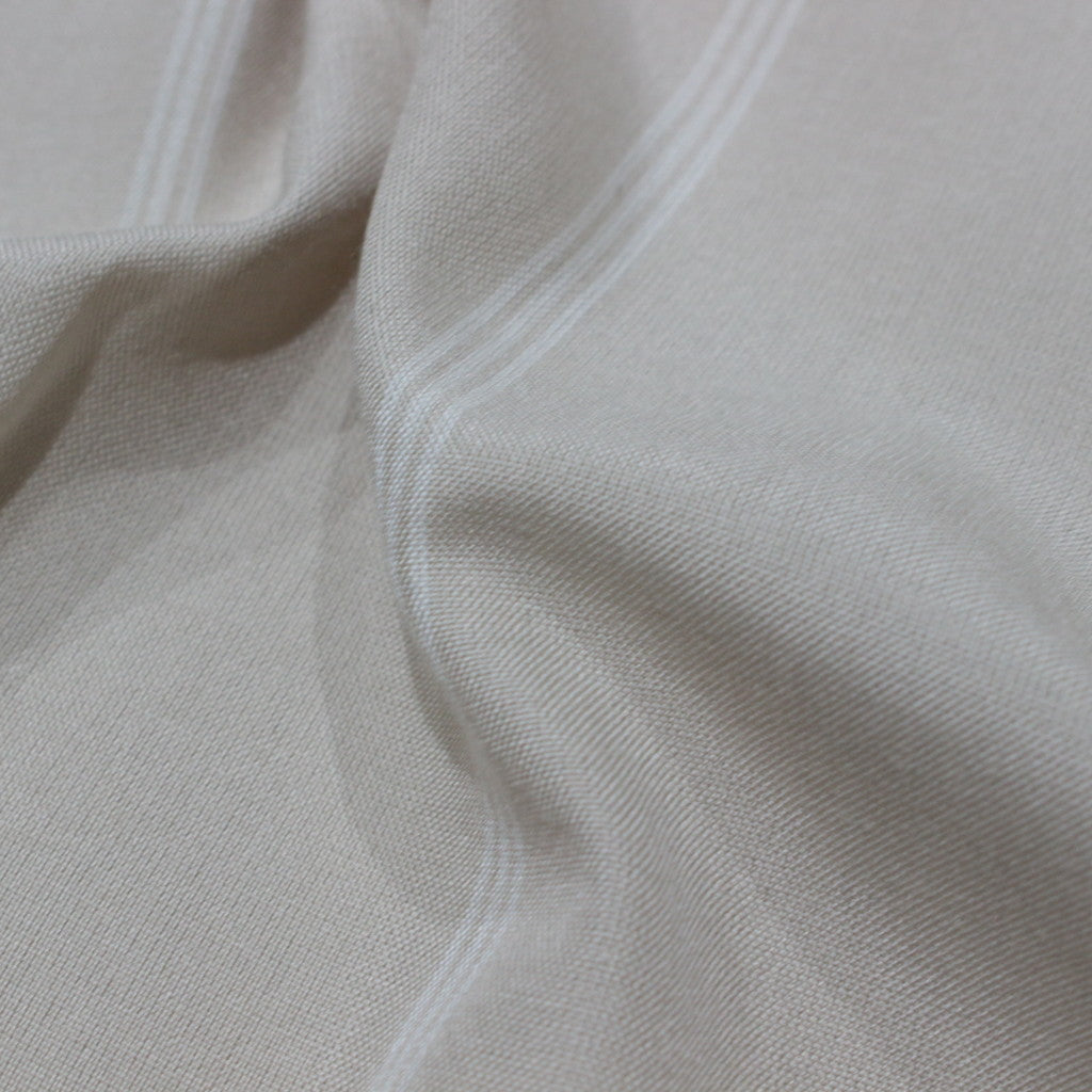 STRIPED OPEN COLLAR SHIRT L/S -TYPE 2- #BEIGE [23FW-WMS-OC06]