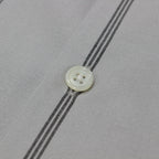 STRIPED OPEN COLLAR SHIRT L/S -TYPE 2- #GRAY [23FW-WMS-OC06]