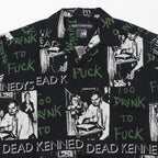 DEAD KENNEDYS | HAWAIIAN SHIRT L/S -TYPE 2- #BLACK [DEADKENNEDYS-WM-HI02]