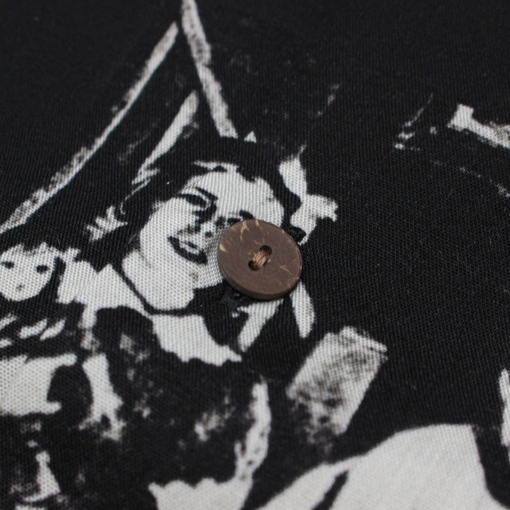 DEAD KENNEDYS | HAWAIIAN SHIRT L/S -TYPE 2- #BLACK [DEADKENNEDYS-WM-HI02]