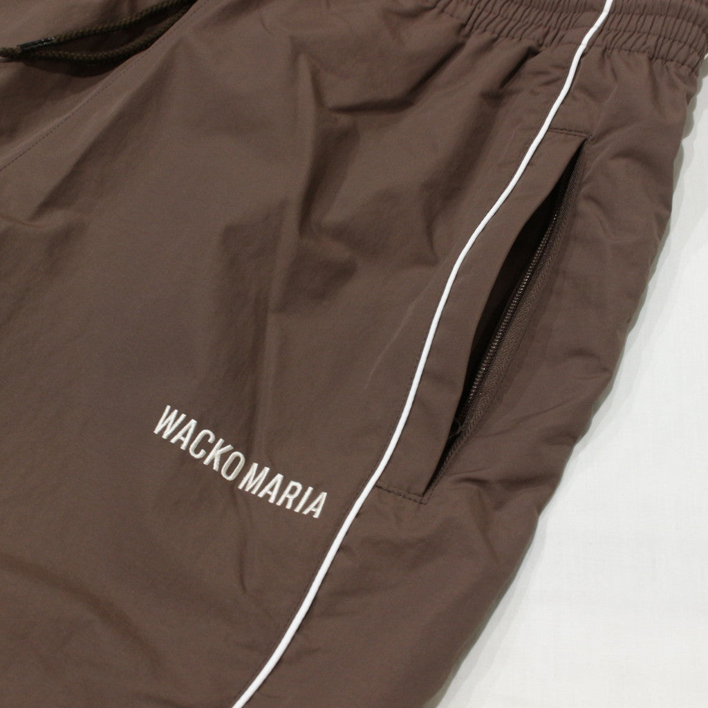 TRACK PANTS #BROWN [23FW-WMO-TP05]
