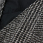 CHECK WOOL VEST #BLACK [SC2320-JK08]