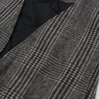 CHECK WOOL VEST #BLACK [SC2320-JK08]