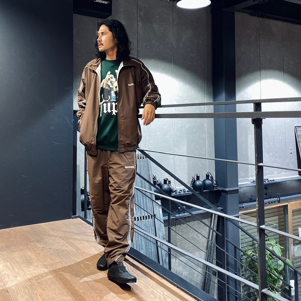 TRACK PANTS #BROWN [23FW-WMO-TP05]