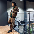 TRACK PANTS #BROWN [23FW-WMO-TP05]