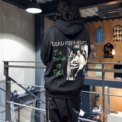 DEAD KENNEDYS | PULLOVER HOODED SWEAT SHIRT #BLACK [DEADKENNEDYS-WM-SS01]