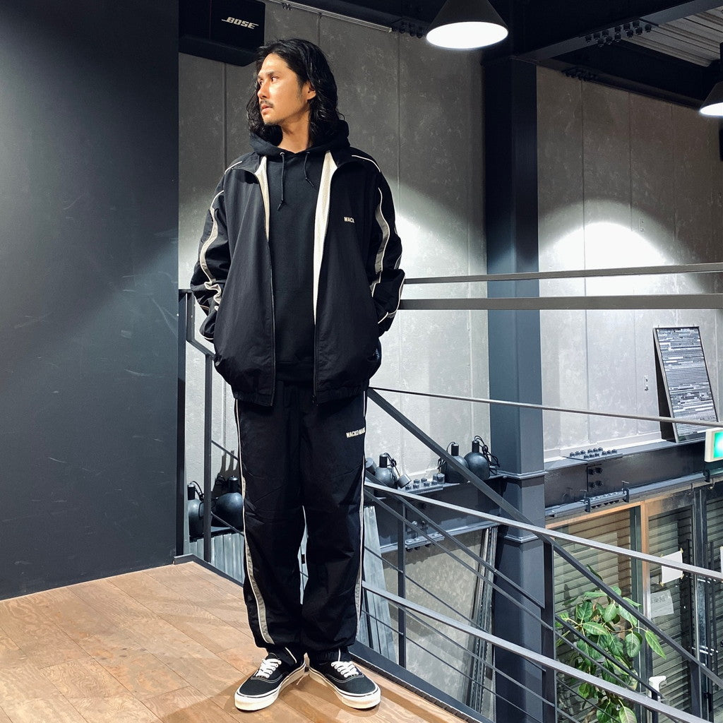 TRACK PANTS #BLACK [23FW-WMO-TP05] - cocorozashi 三重県四日市市の