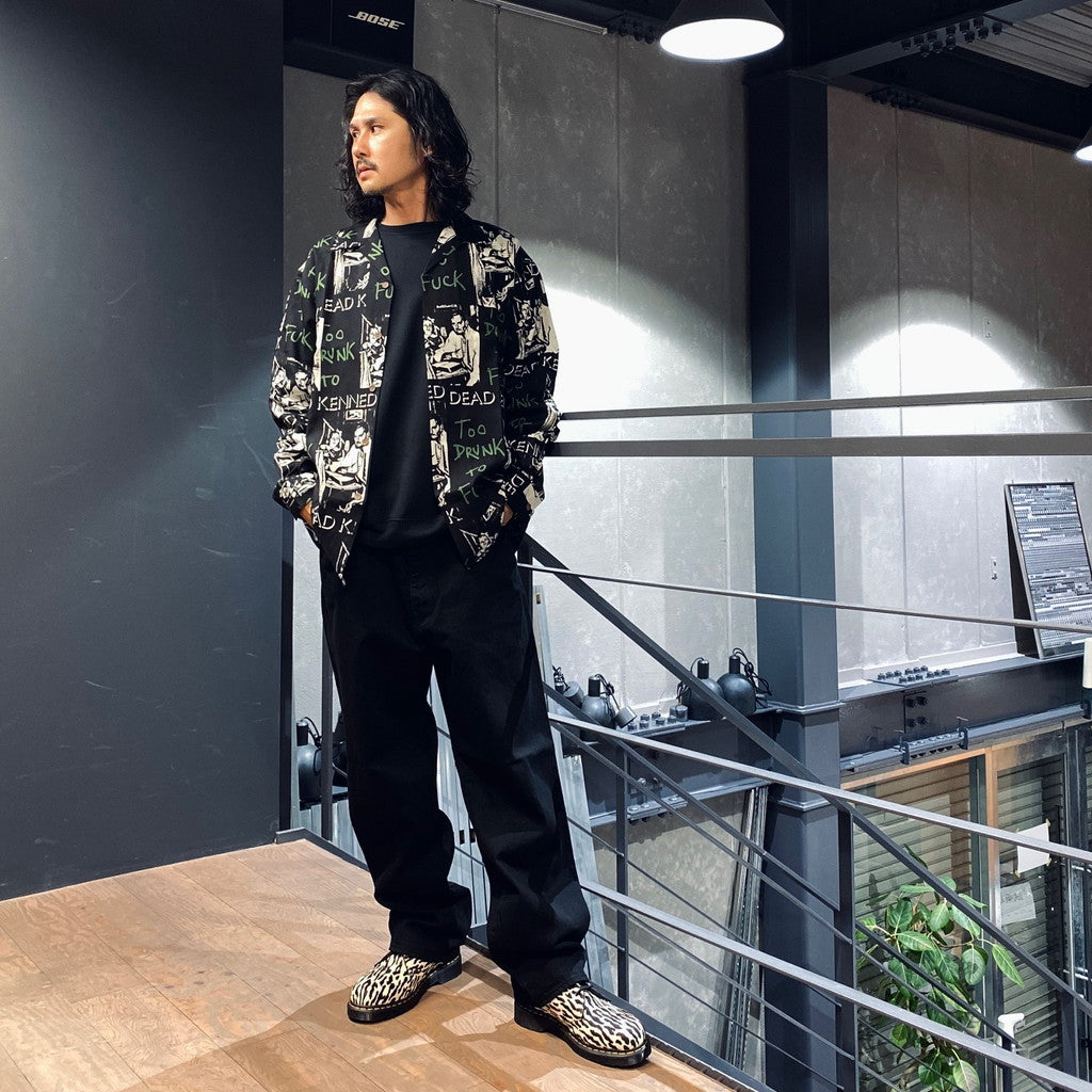 DEAD KENNEDYS | HAWAIIAN SHIRT L/S -TYPE 2- #BLACK [DEADKENNEDYS-WM-HI02]