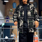 DEAD KENNEDYS | HAWAIIAN SHIRT L/S -TYPE 2- #BLACK [DEADKENNEDYS-WM-HI02]