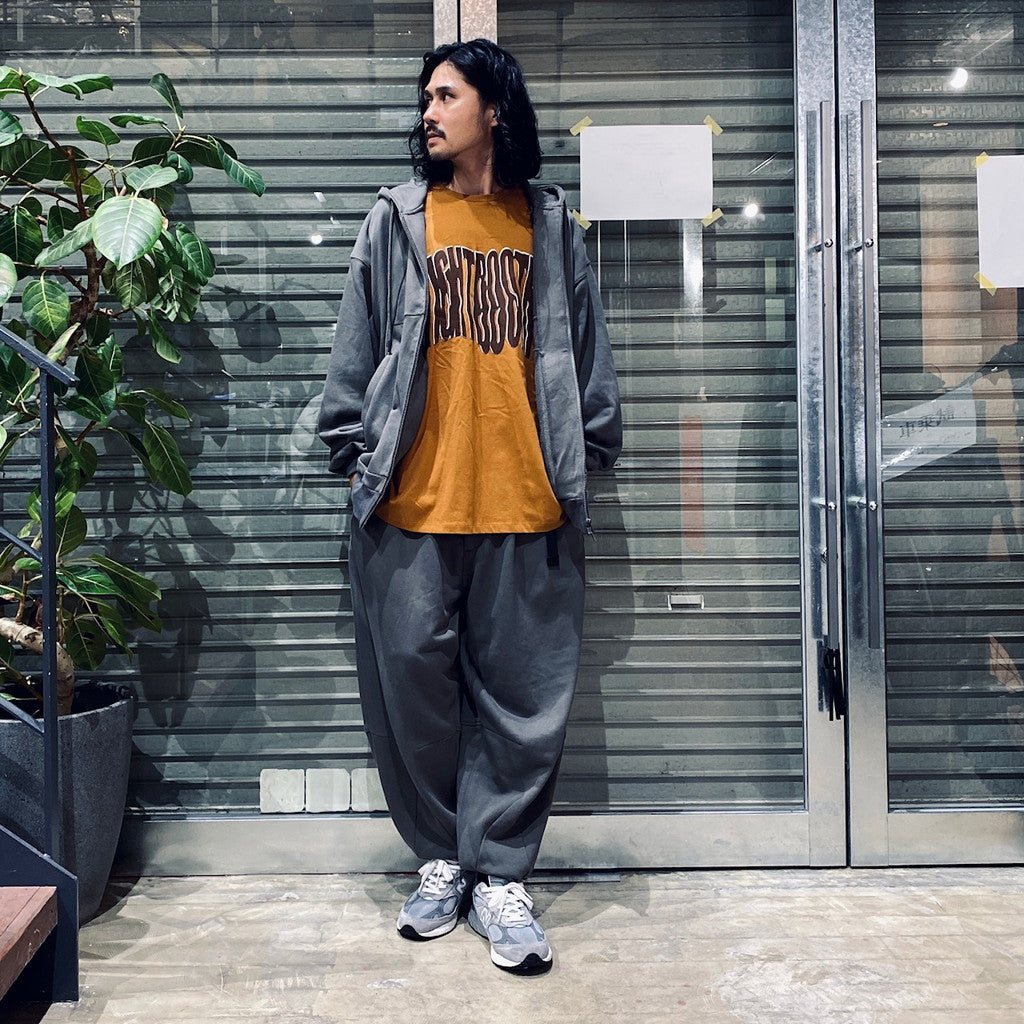 PYRAMID SWEAT BALLOON PANTS #CHARCOAL [FW23-B06]