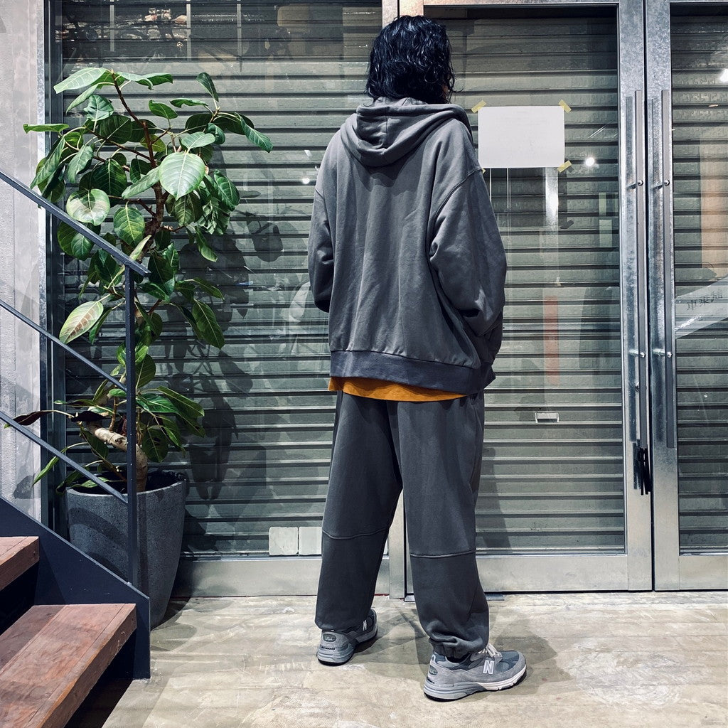 PYRAMID SWEAT BALLOON PANTS #CHARCOAL [FW23-B06]