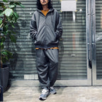 PYRAMID SWEAT BALLOON PANTS #CHARCOAL [FW23-B06]