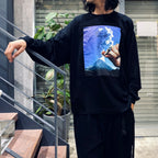 VOLCANO L/S T-SHIRT #BLACK [FW23-T03]