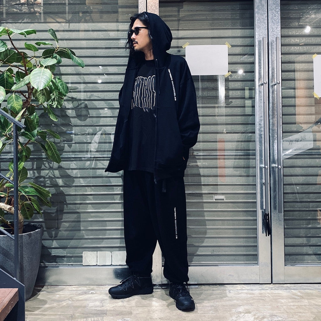 PYRAMID SWEAT BALLOON PANTS #BLACK [FW23-B06]