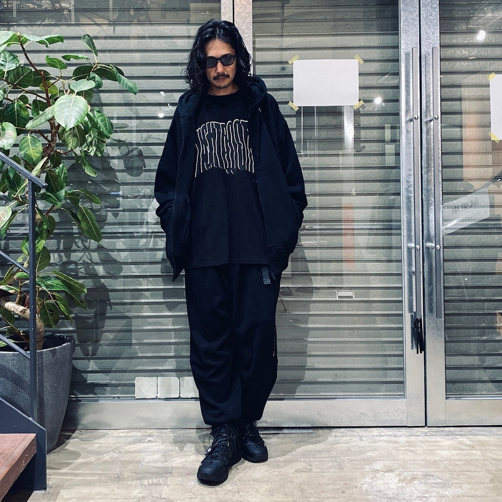 PYRAMID SWEAT BALLOON PANTS #BLACK [FW23-B06]