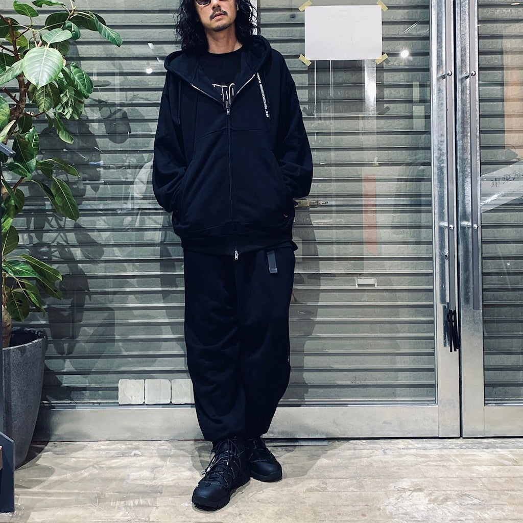 PYRAMID ZIP HOODIE #BLACK [FW23-SW02]