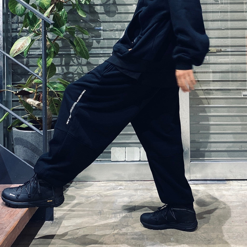 PYRAMID SWEAT BALLOON PANTS #BLACK [FW23-B06]