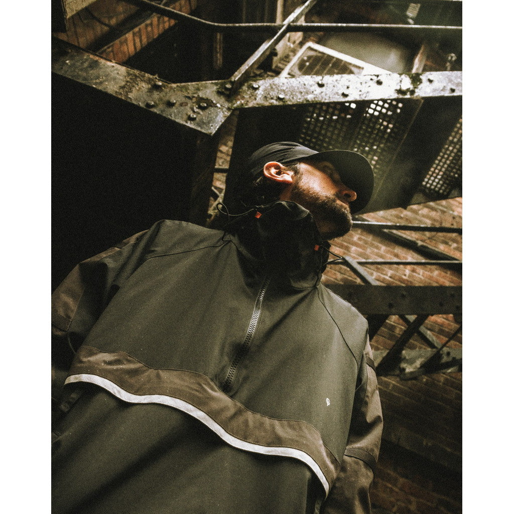 「Gof-A3」Tech-Meander 套頭外套#BLACK [GOOPI-23AW-SEP-01]