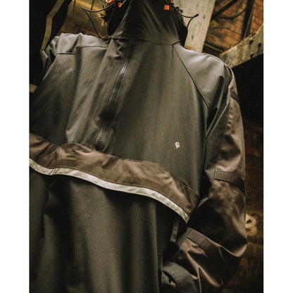 「Gof-A3」 Tech-Meander Pullover Jacket #BLACK [GOOPI-23AW-SEP-01]