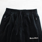 平絨運動褲#黑/綠 [23FW-WMO-TP06]