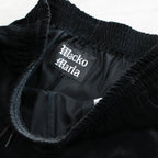 平絨運動褲#黑/綠 [23FW-WMO-TP06]