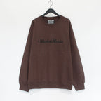 HEAVY WEIGHT CREW NECK SWEAT SHIRT -TYPE 1- #BROWN [23FW-WMC-SS02]