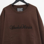 HEAVY WEIGHT CREW NECK SWEAT SHIRT -TYPE 1- #BROWN [23FW-WMC-SS02]